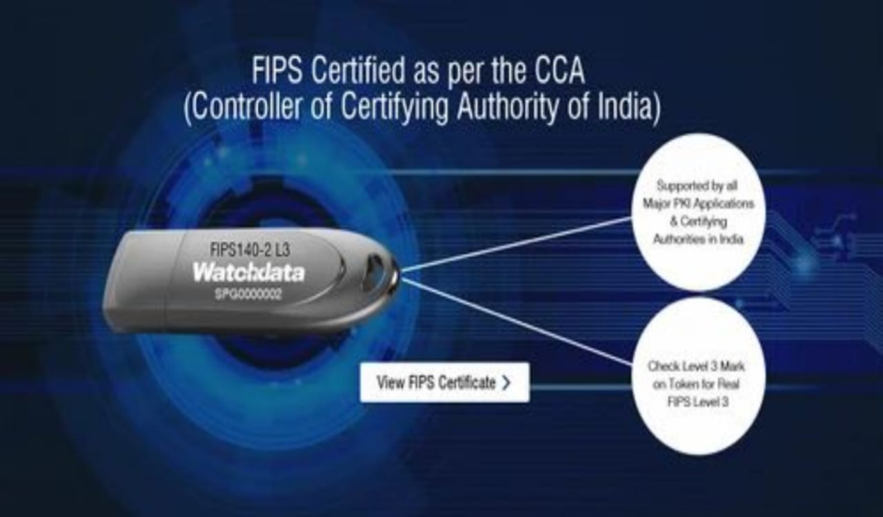 Proxkey Token High Security WatchData lets you enjoy bank-level security, as well as PKI-based data encryption and digital signature.